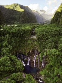 Der Langevin-Wasserfall ist wohl der malerischste Wasserfall von La Réunion und befindet sich im Süden der Insel.