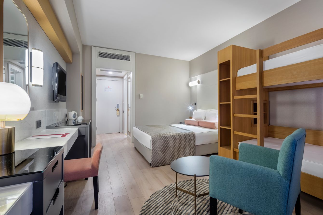 Familienzimmer mit Kajütenbett