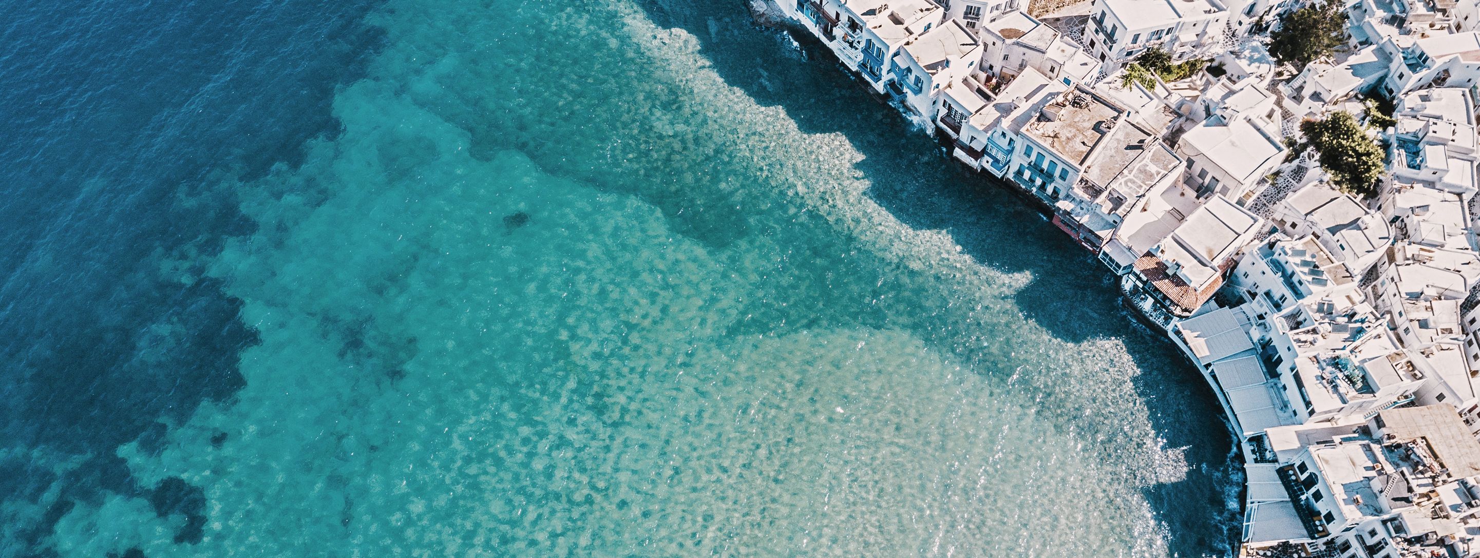 Ein Haus direkt am Meer – auf Mykonos ist dies Alltag.