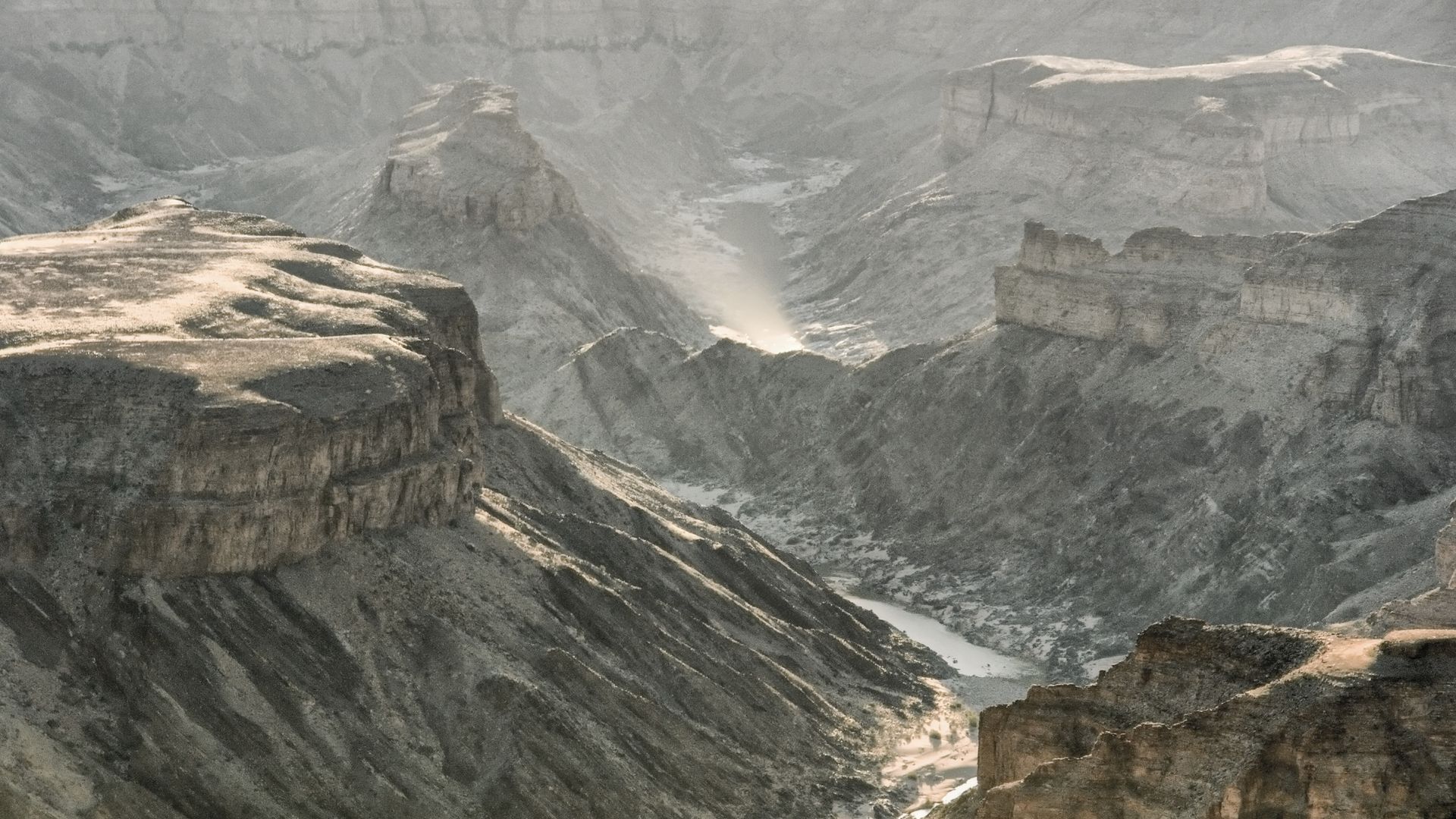 Der Fish River Canyon, die afrikanische Version des Grand Canyon