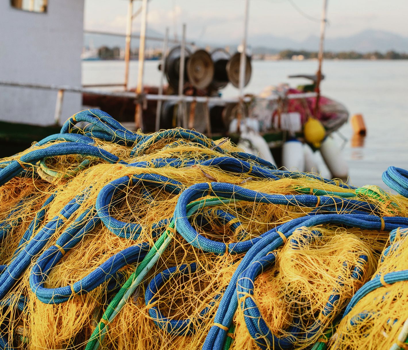 Fischerboote im Hafen von Preveza