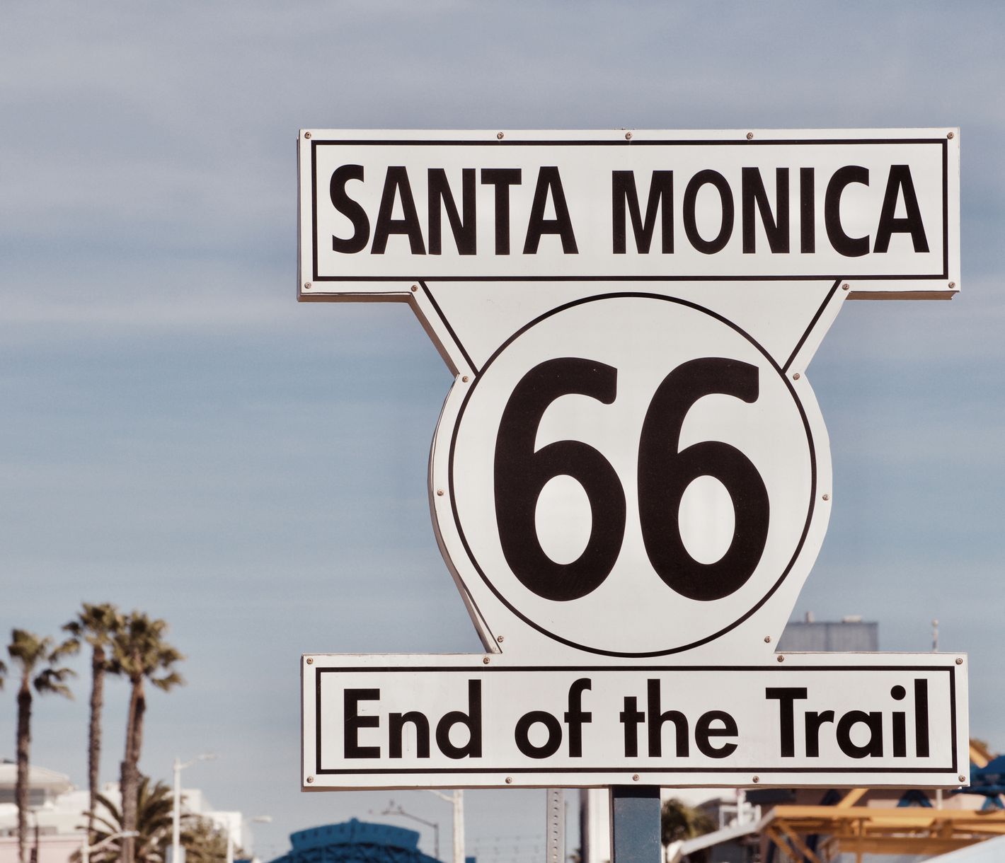 Santa Monica markiert das offizielle Ende der legendären Route 66.