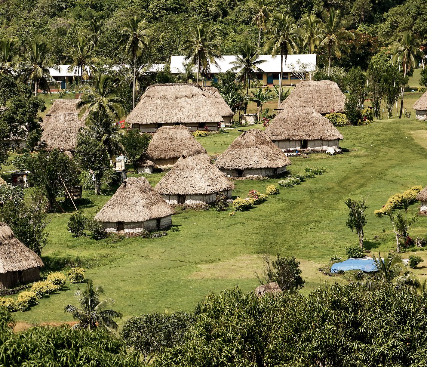 Dorf Navala auf Fidschi