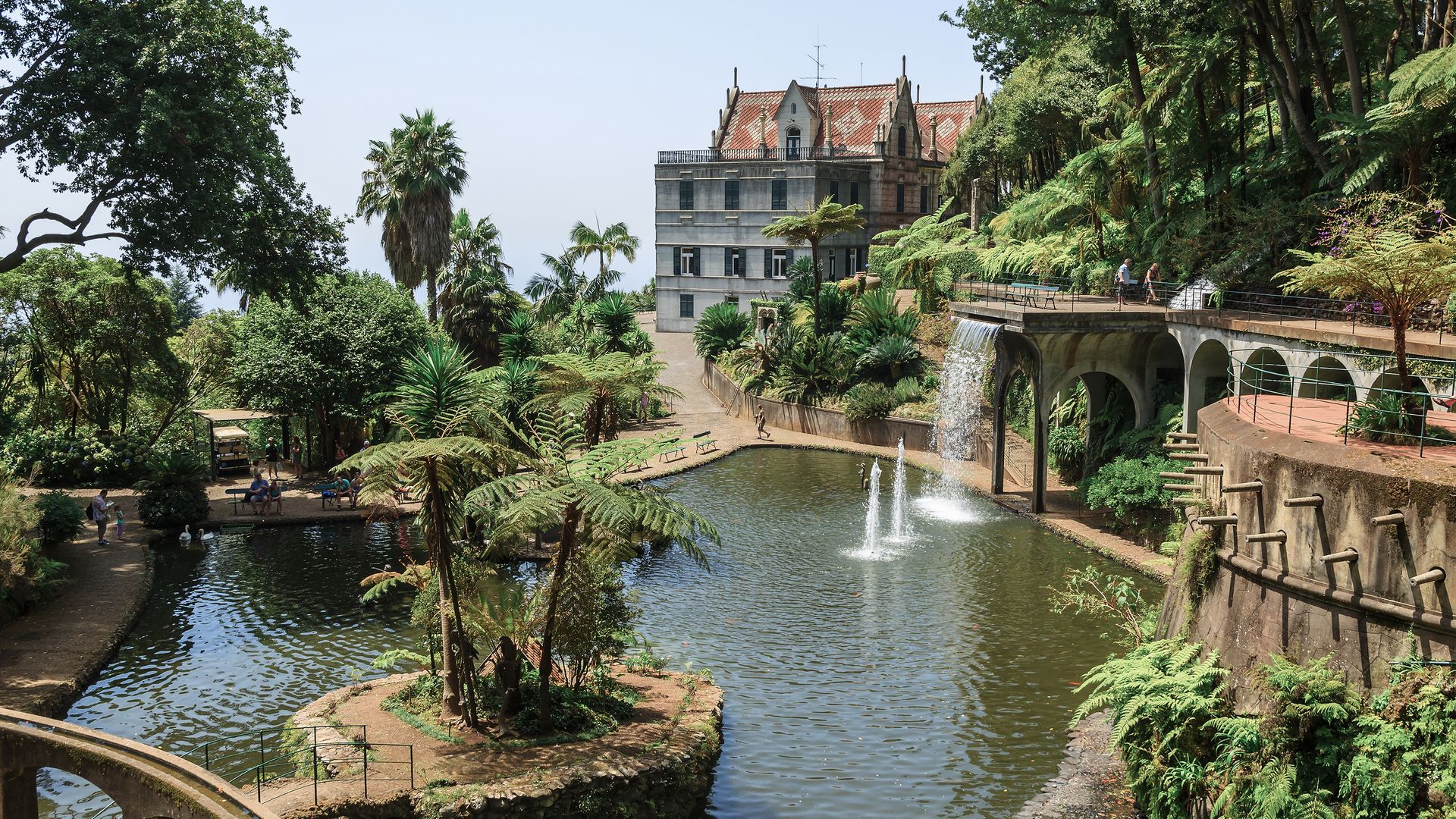 Monte Palace Tropischer Garten als farbenfrohes Naturparadies
