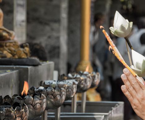 Der Doi Suthep thront über der Stadt und ist der bekannteste Tempel der Region.