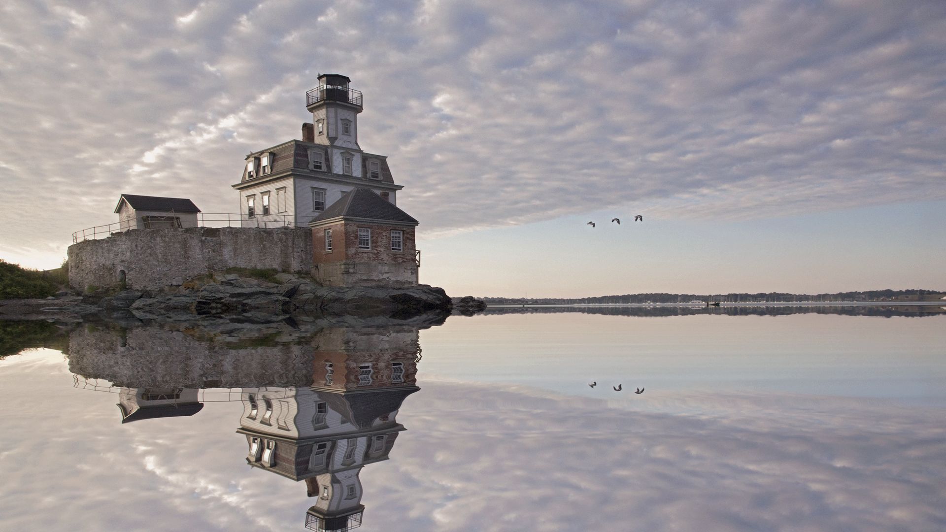 Rose lsland Lighthouse bei Newport
