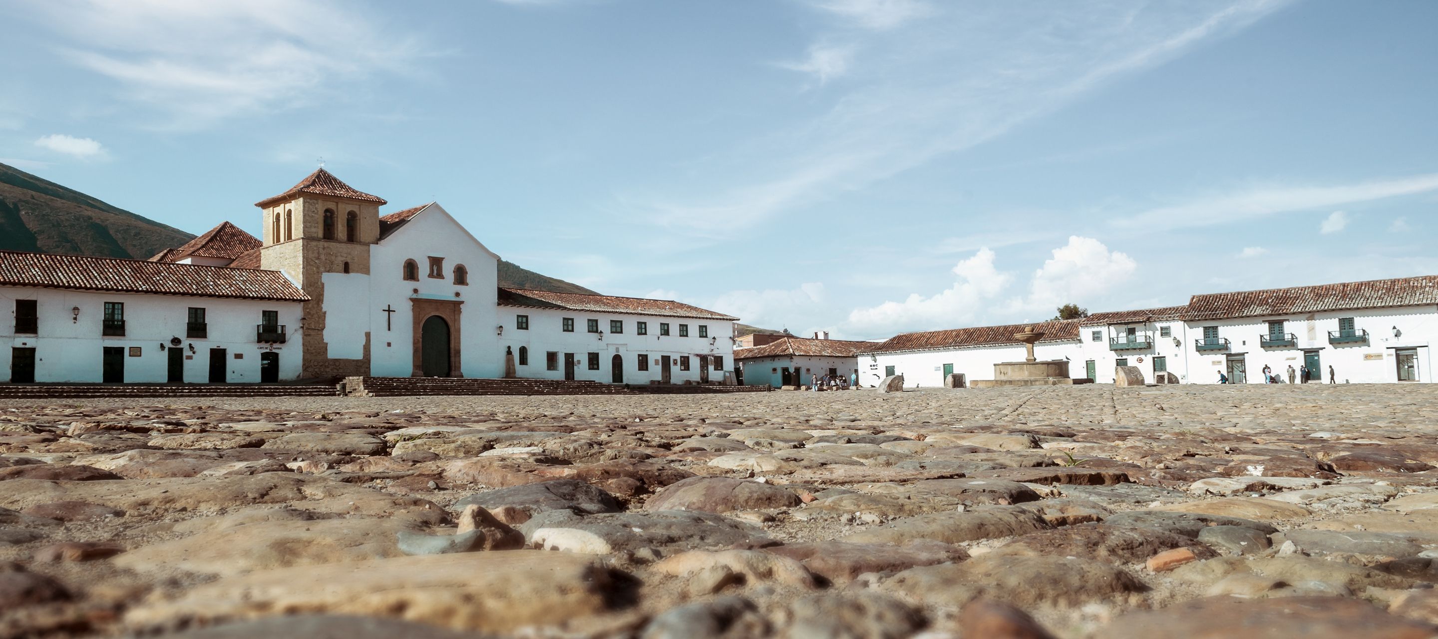 La place de Villa de Leyva est l'une des plus grandes d'Amérique du Sud.