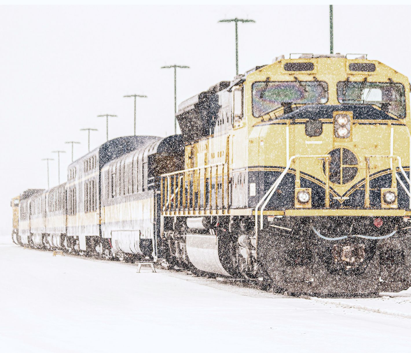 Die Fahrt mit dem Aurora Winter Train