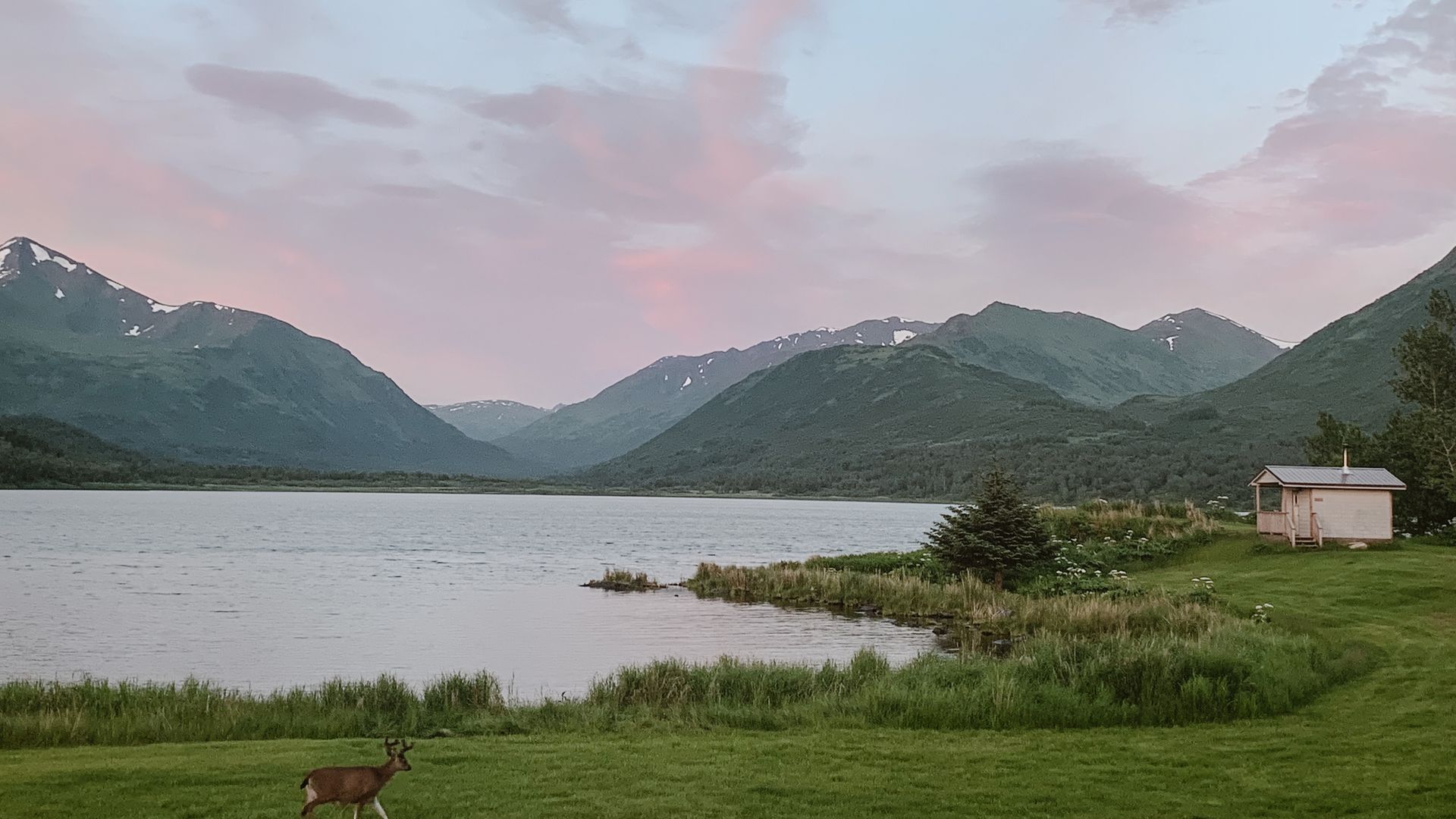Romantische Abendstimmung in absoluter Abgeschiedenheit