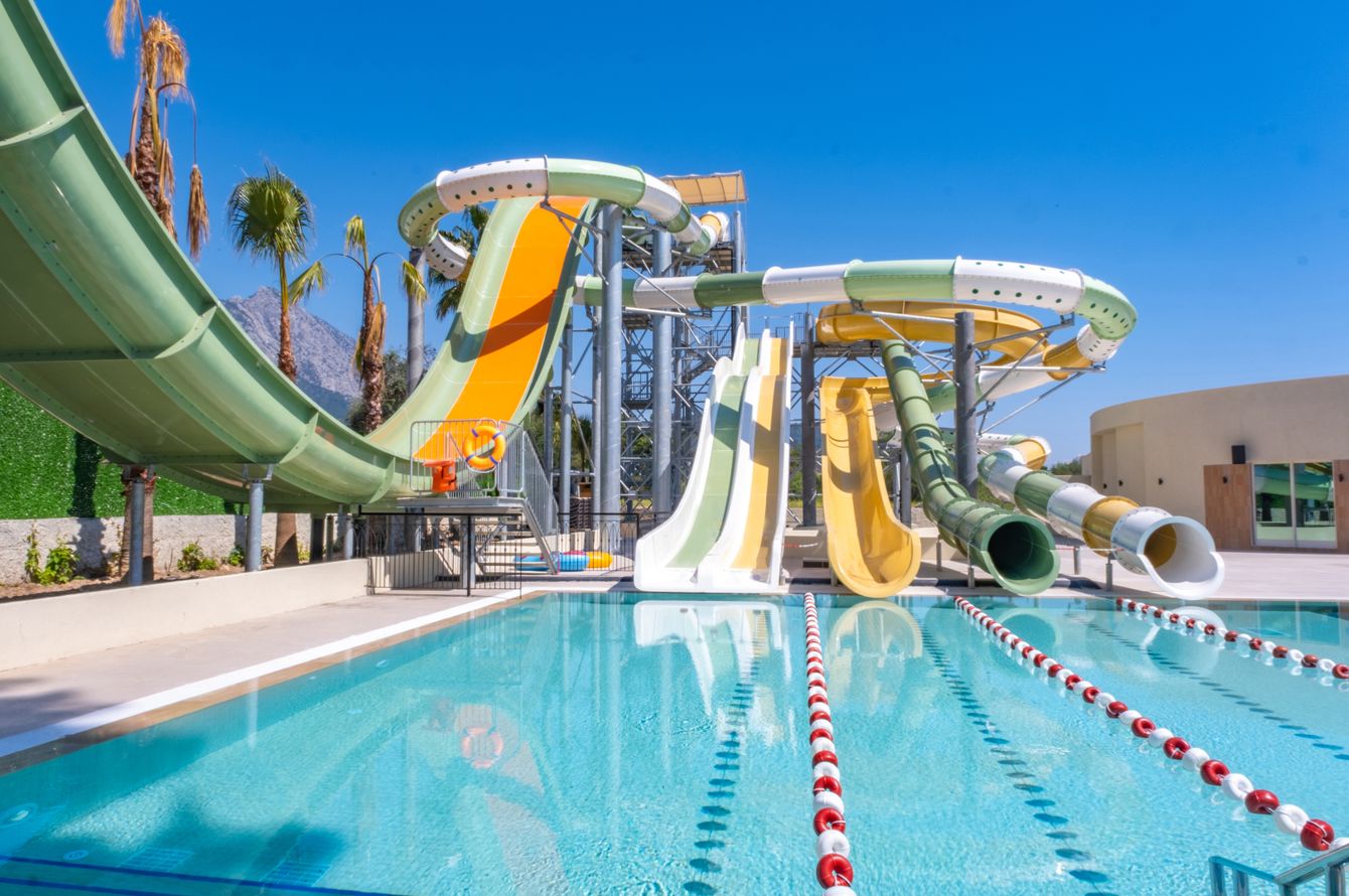 Toboggans aquatiques