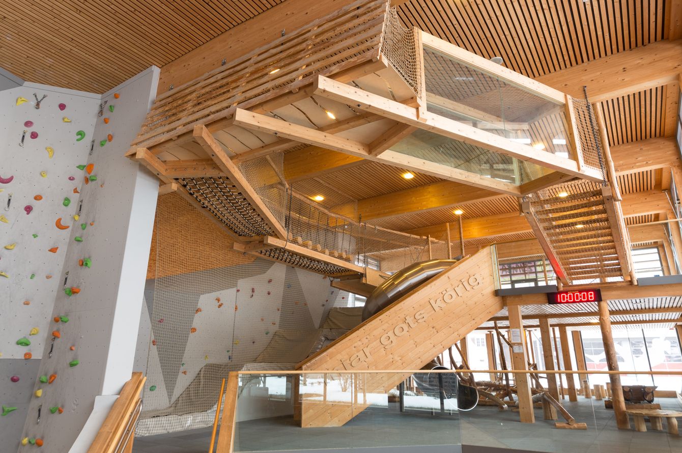Salle d'escalade