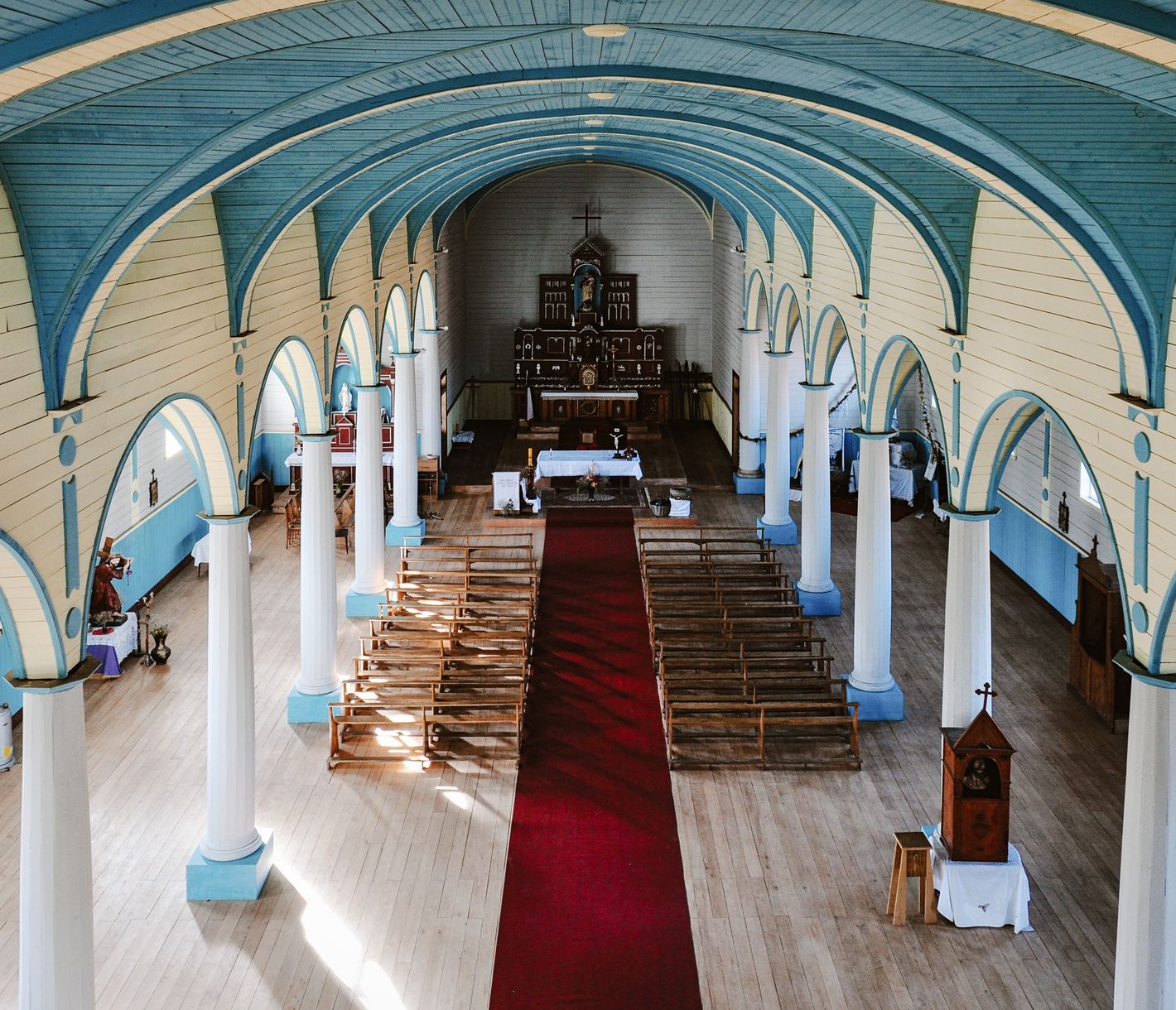 16 der zahlreichen Holzkirchen Chiloés wurden von der UNESCO zum Weltkulturerbe ernannt