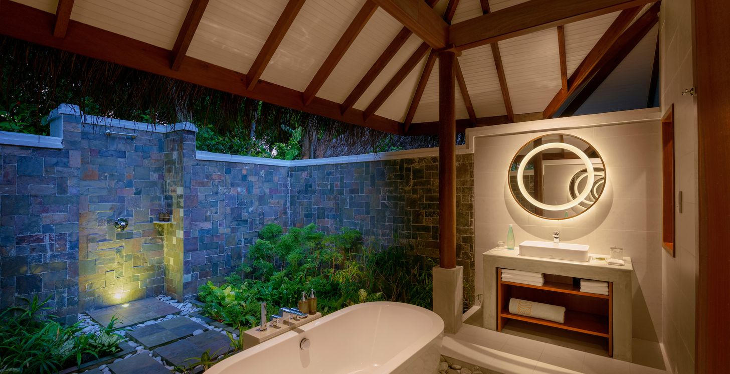 Badezimmer Deluxe Beach Villa