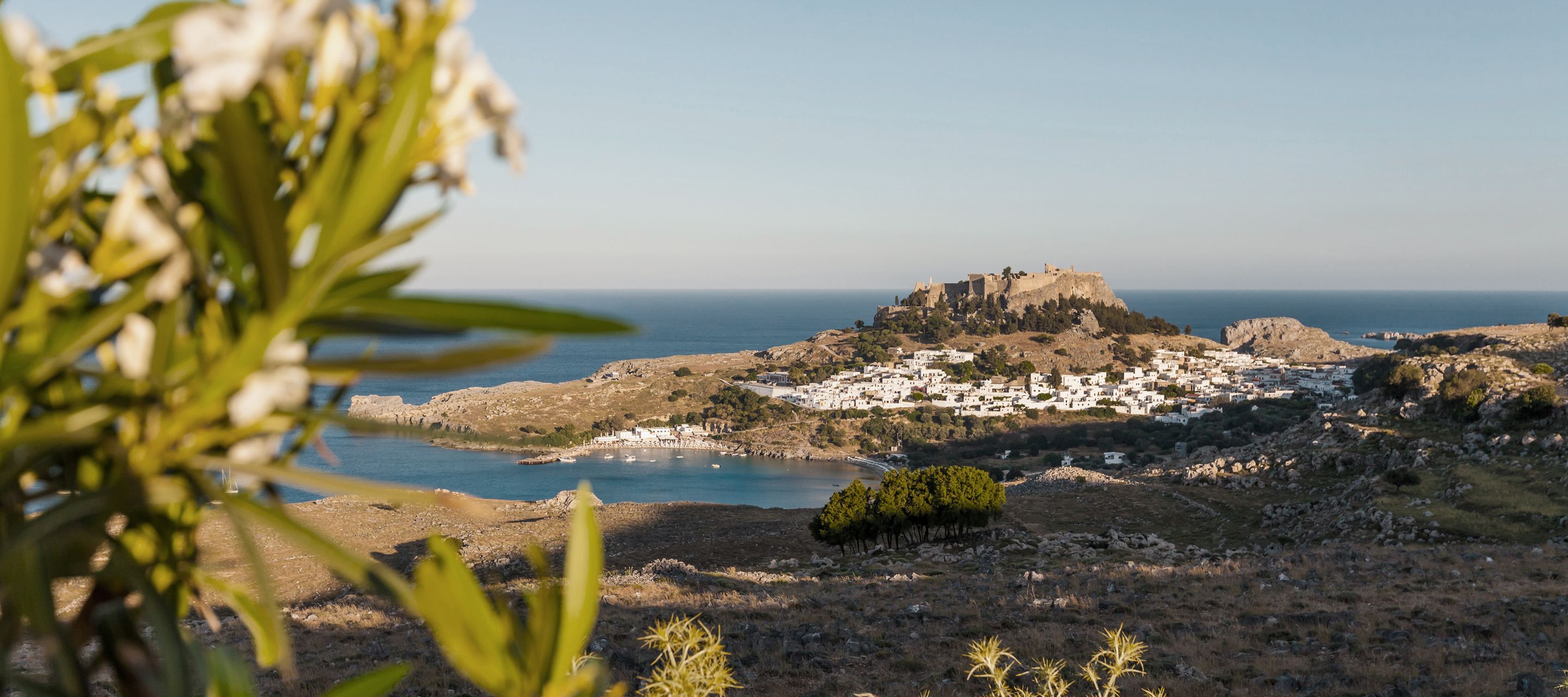 Sicht auf die Akropolis von Lindos