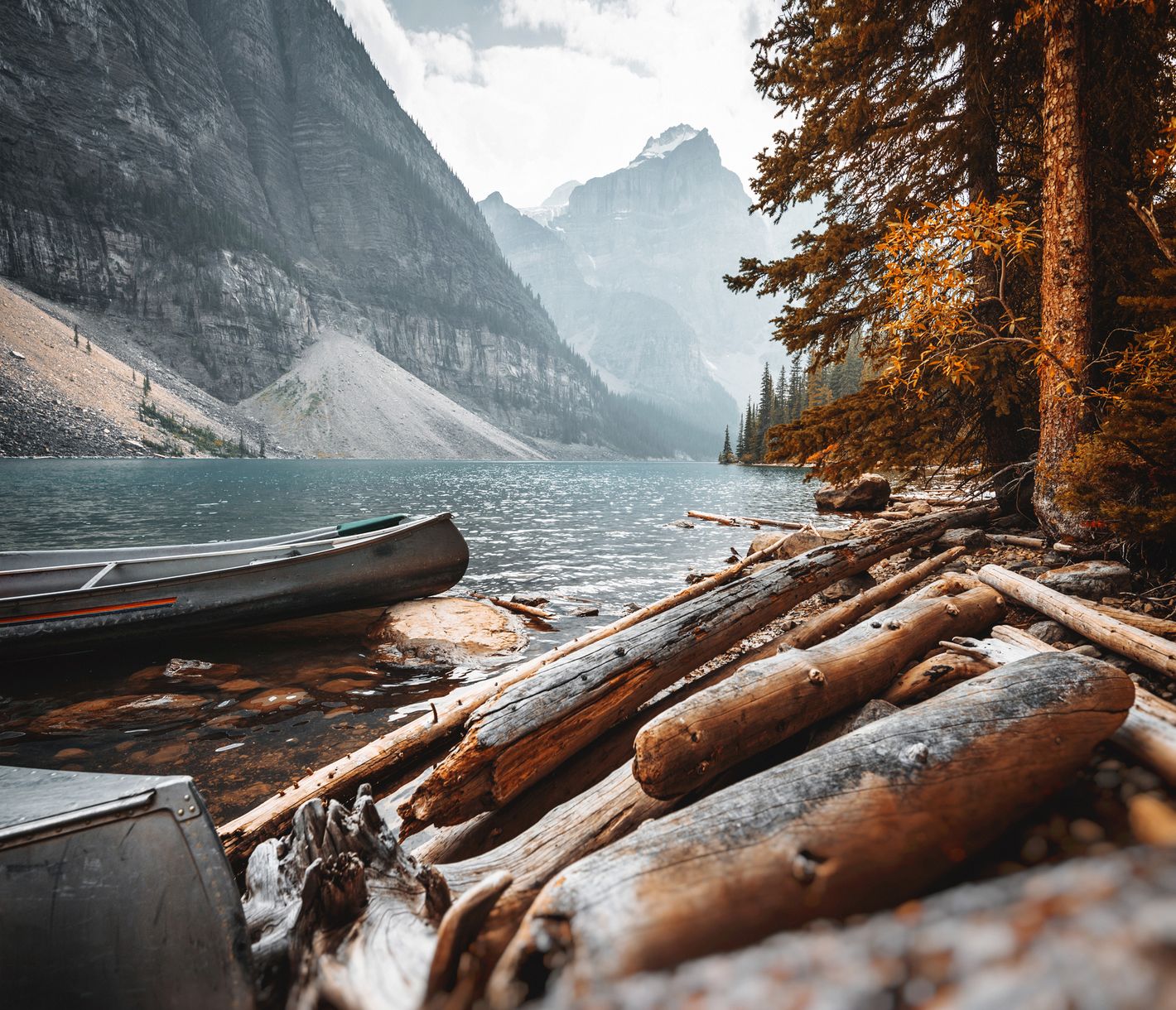 Natürlich darf der Moraine Lake nicht fehlen.