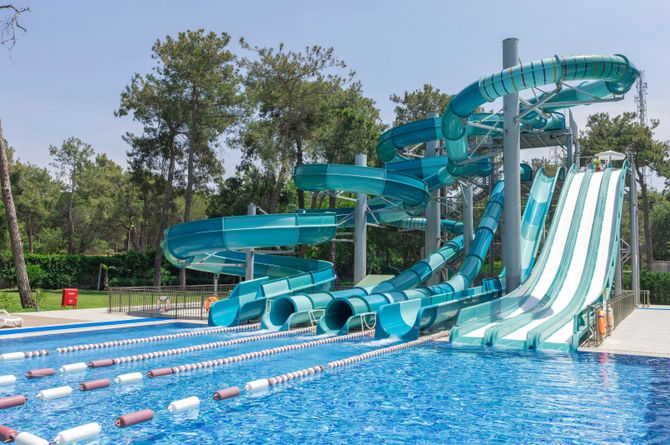 Toboggans aquatiques