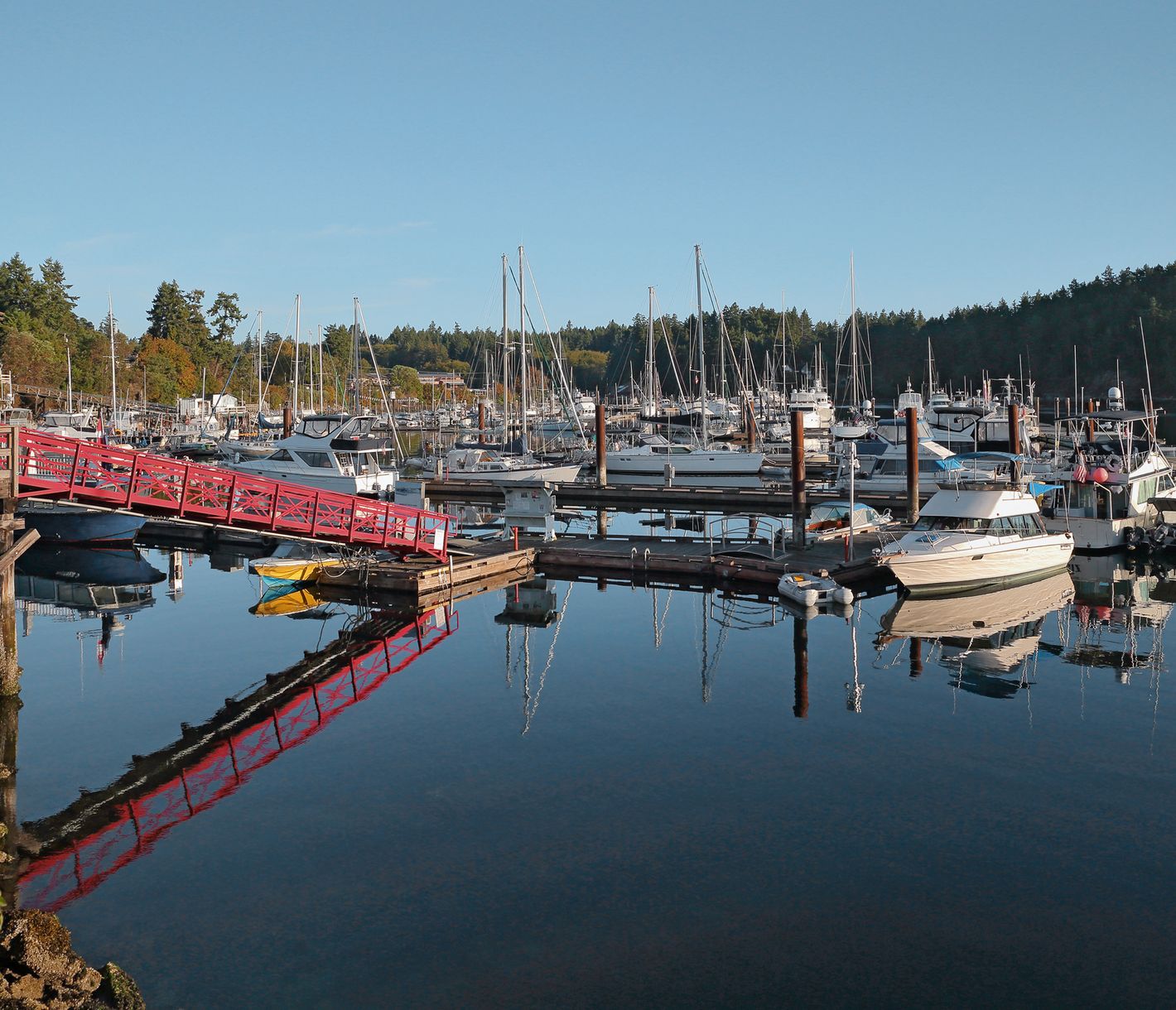 Der schmucke Hafen von Ganges