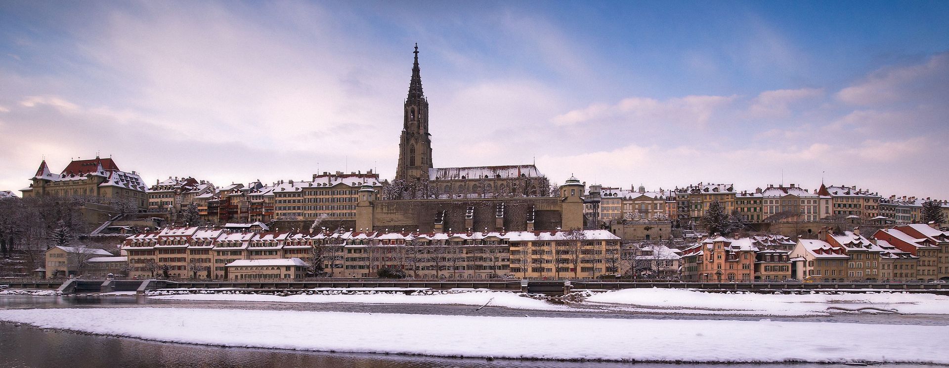 Abendstimmung am Aare-Ufer