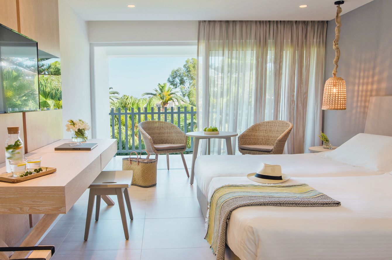 Chambre double vue parc