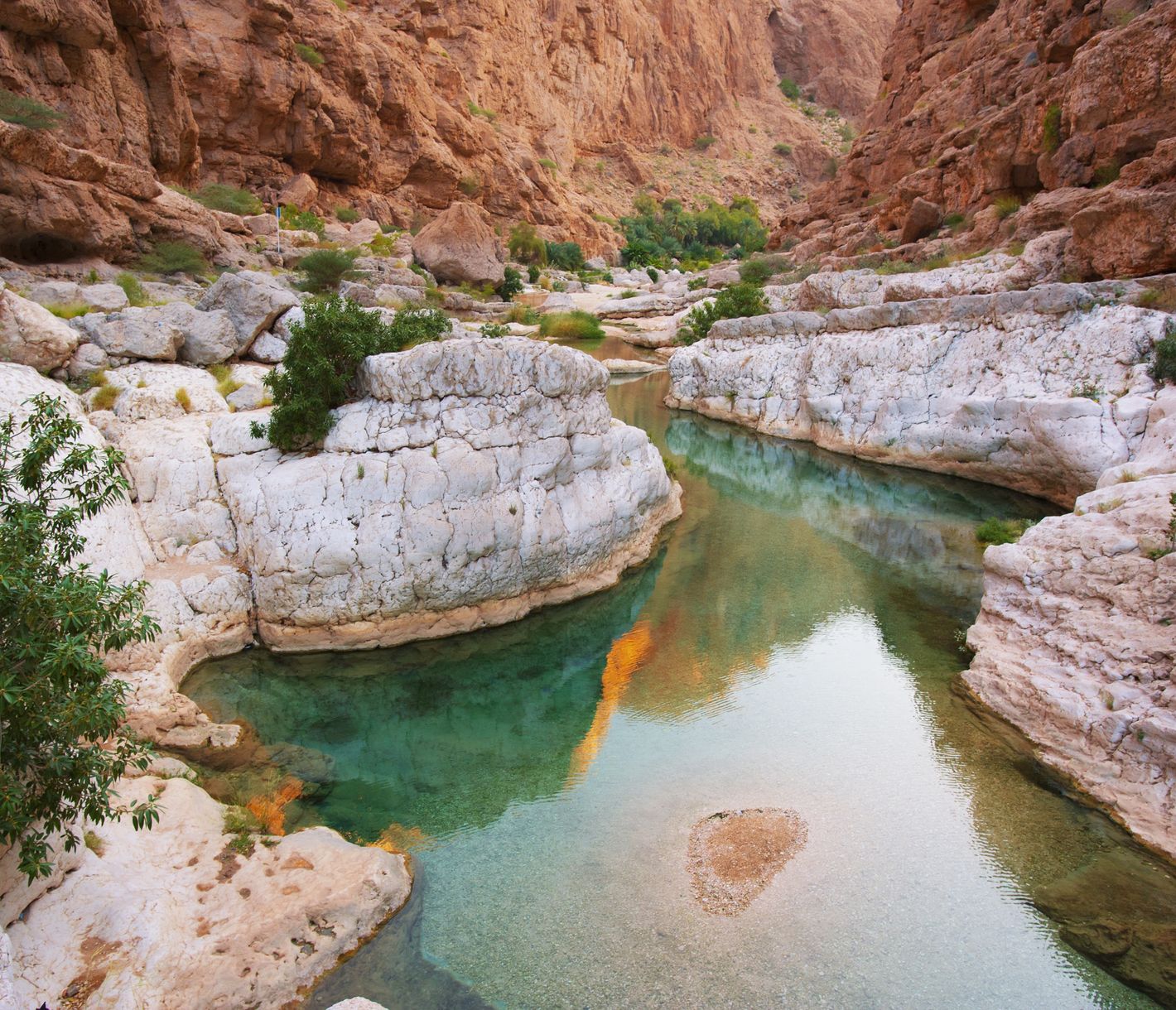 Das Wadi Bani Khalid in seinen schönsten Farben