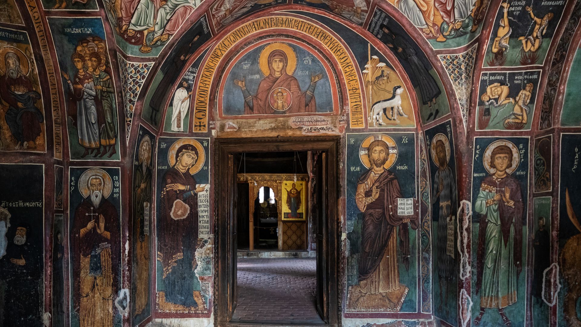 Fresques dans l’église de Panagia Podithou