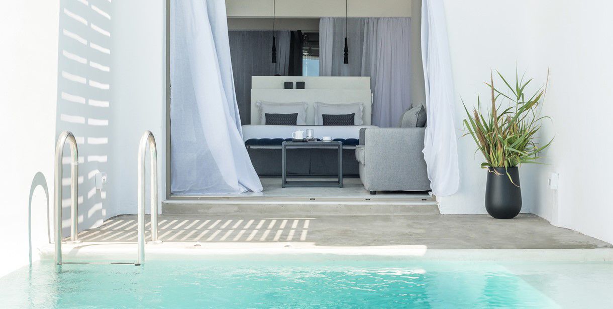 Suite front de mer avec piscine privée