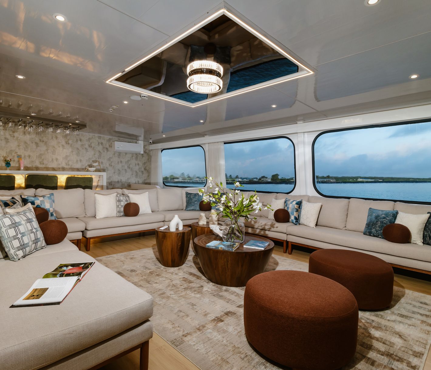 Entspannen in der Lounge