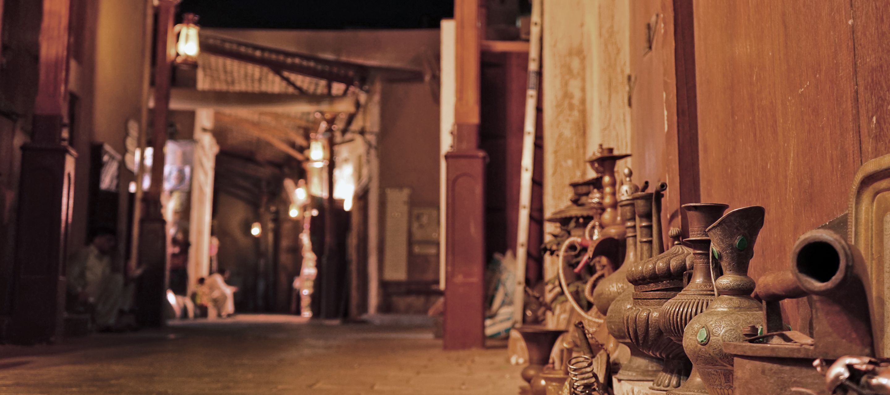 Details im Old Souk District in Abu Dhabi