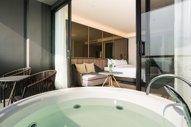 Doppelzimmer Oceanview Skybath