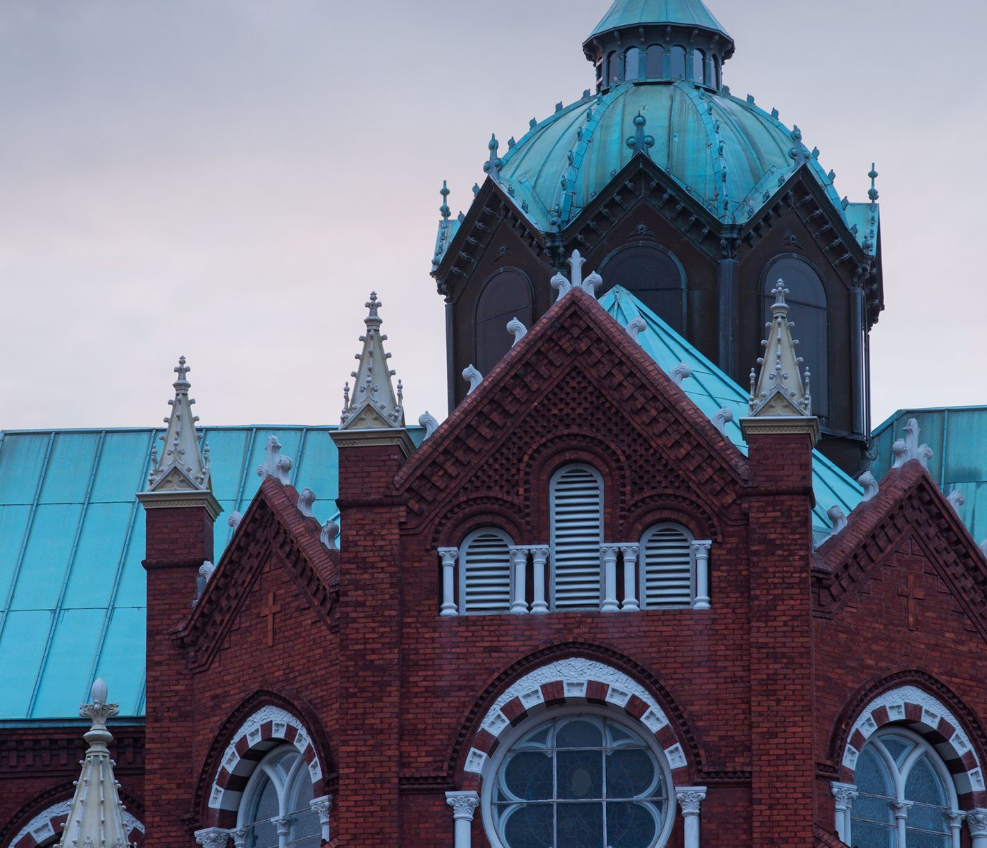 Die im neugotischen Stil errichtete St. Josephs Church gehört zu den prächtigsten Bauten in Macon.