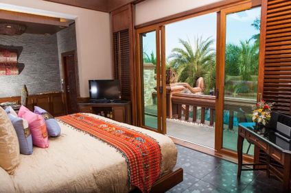 Villa vue sur le jardin