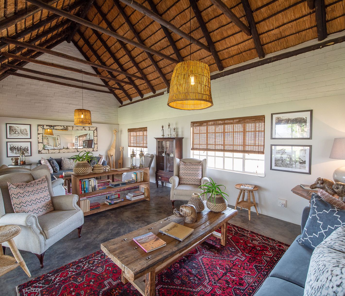 Loungebereich in der Makuwa Safari Lodge