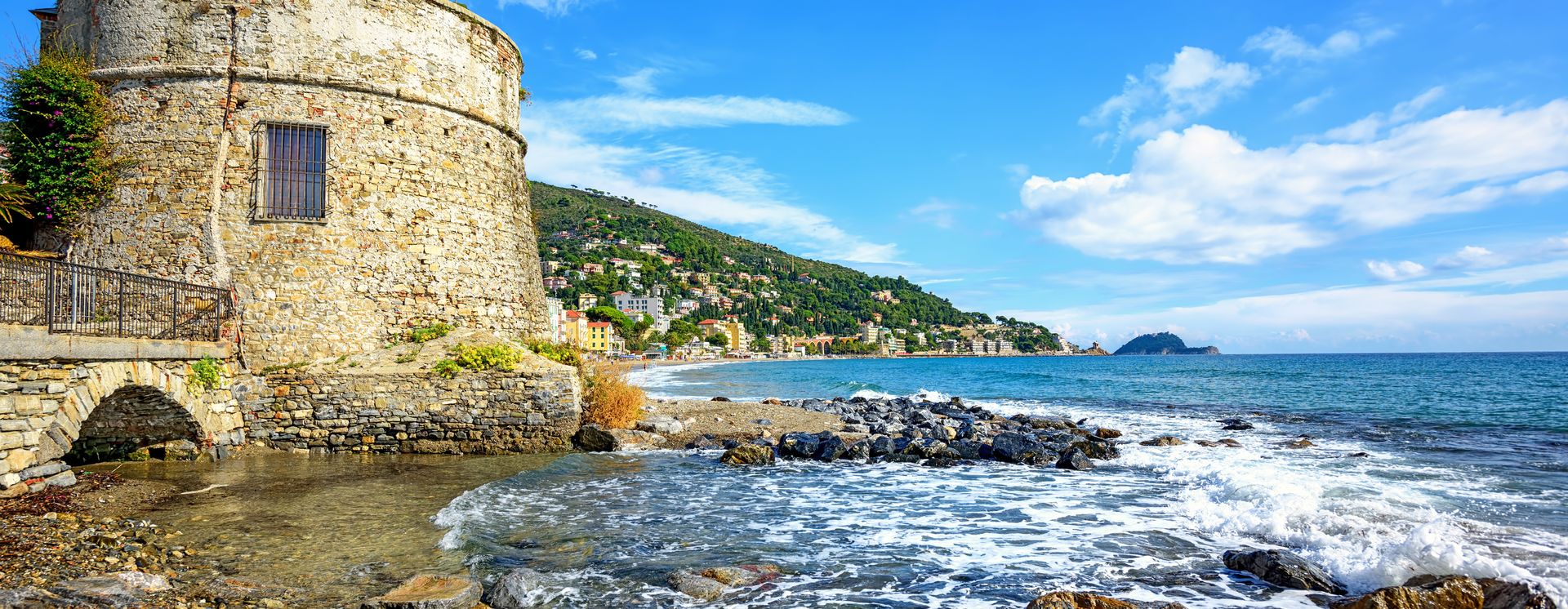 Scénario côtier près d'Alassio