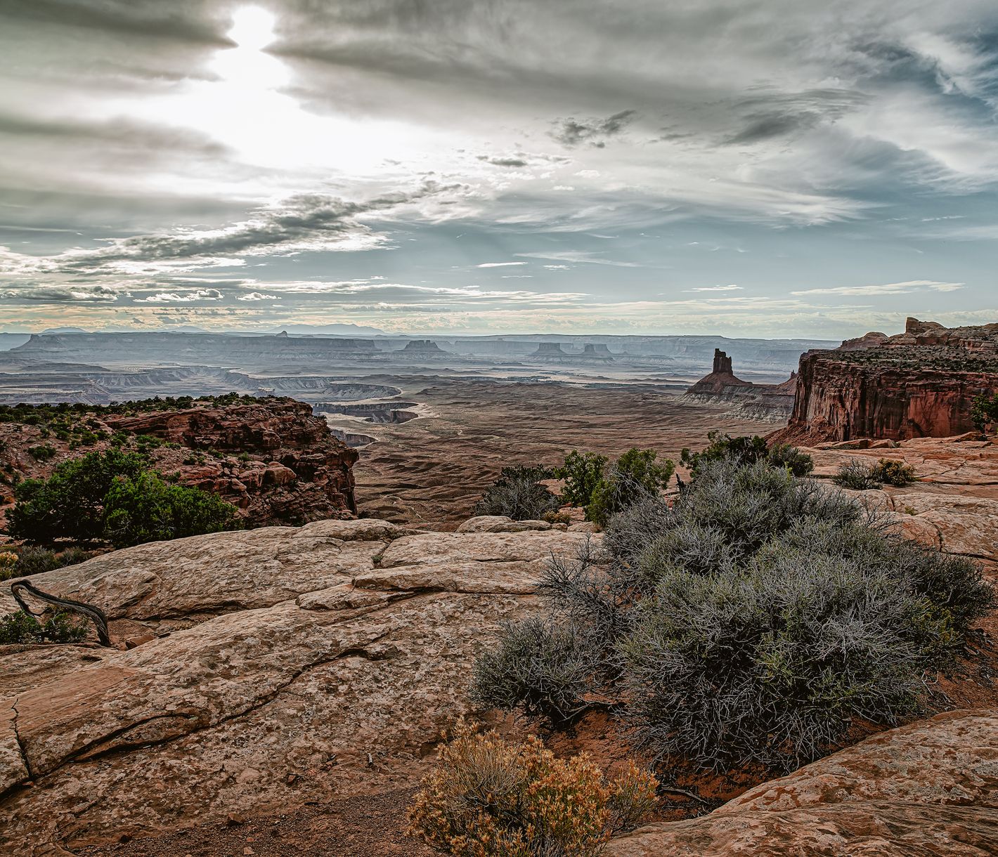 Der Canyonlands besteht aus drei Teilen und ist der grösste Nationalpark in Utah.