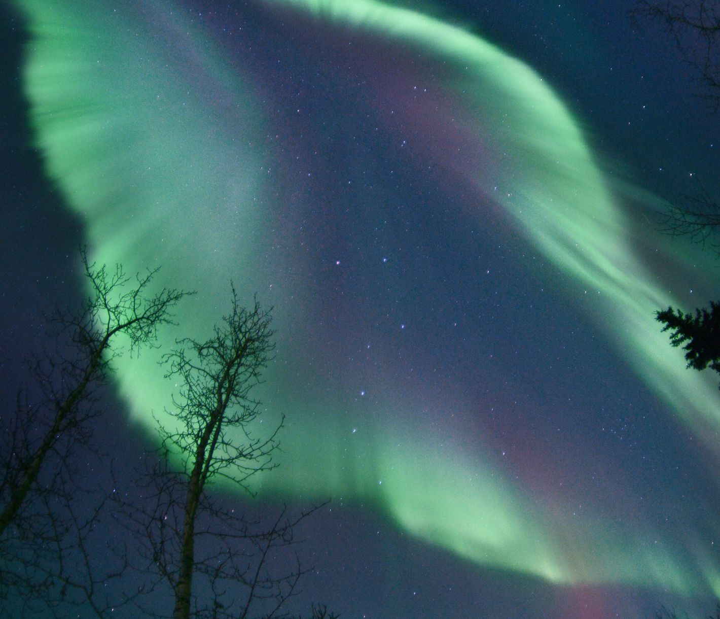 An einem der wohl abgeschiedensten Orte der Welt Nordlichter beobachten
