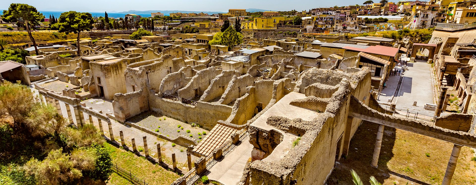 Überreste der antiken Stadt Herculaneum