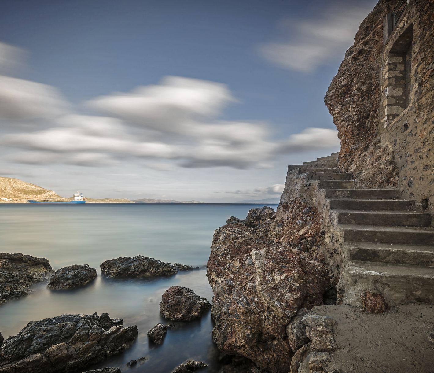 Die Therma Beach auf Kalymnos