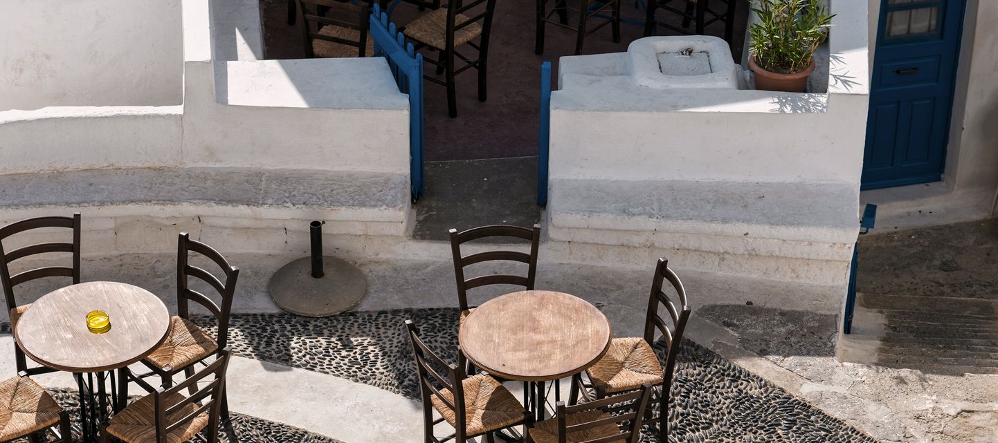 Gemütliche Einkehr im Bergdorf Nikia