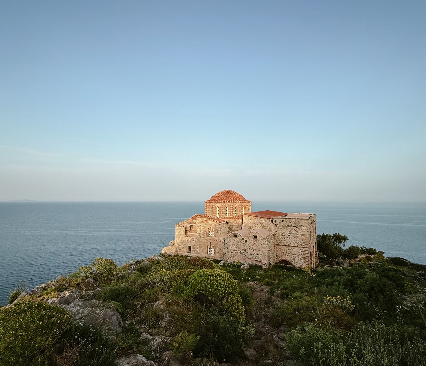 Hoch über dem Meer – die Hagia Sophia von Monemvasia
