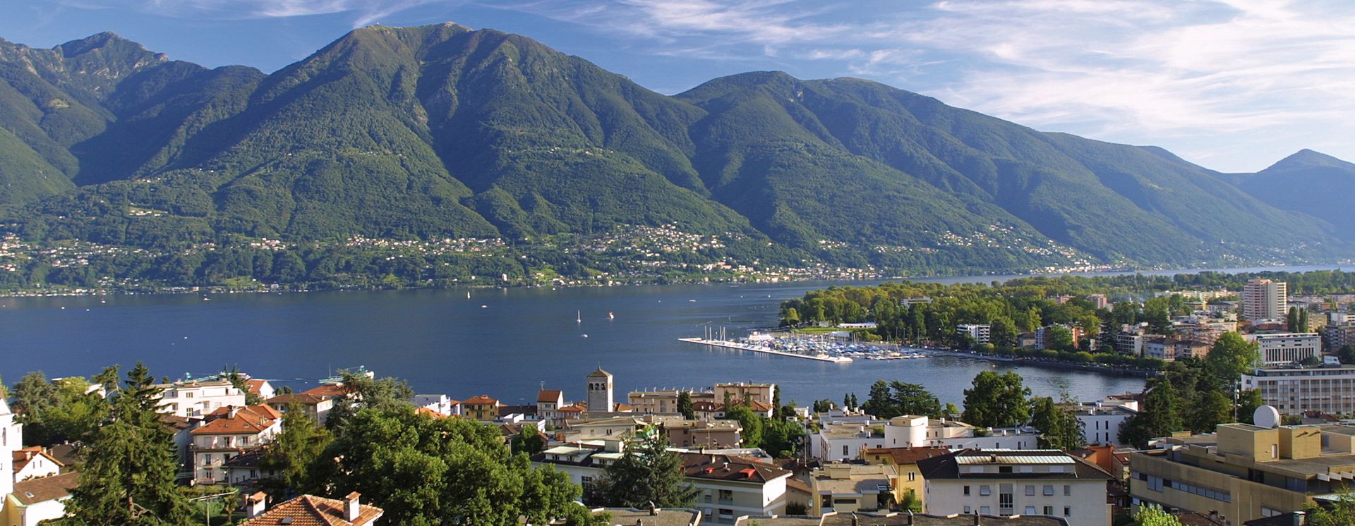 Blick auf Locarno und Muralto