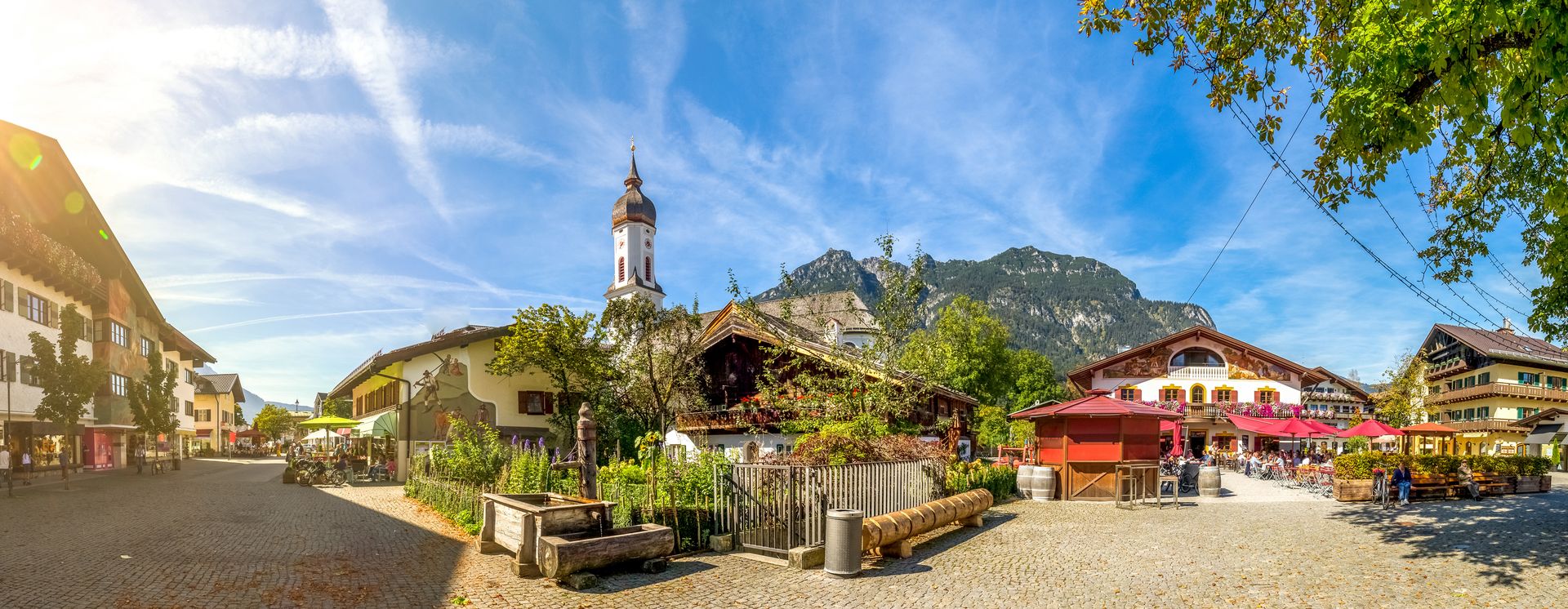 Zentrum von Garmisch-Partenkirchen