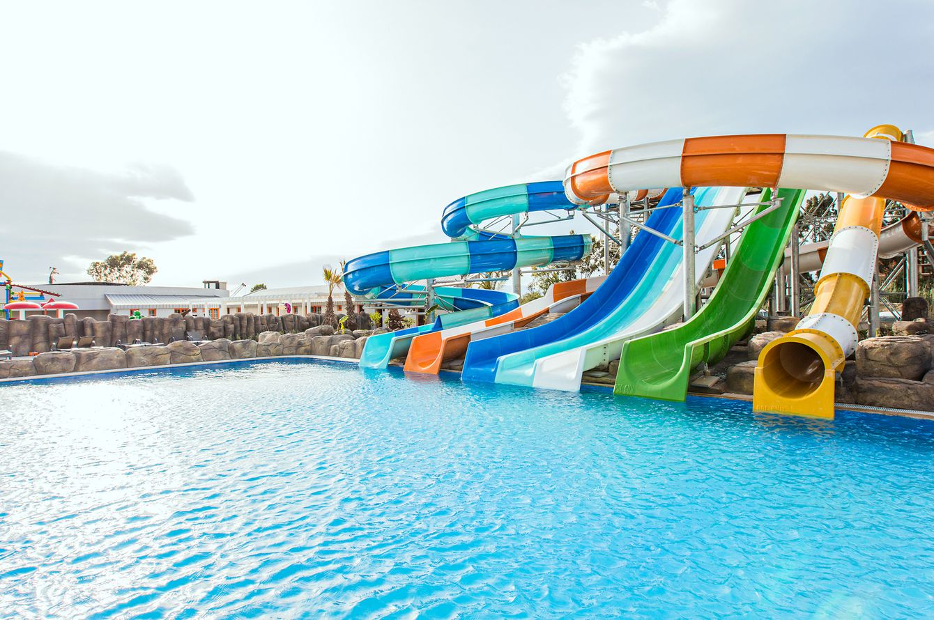 Toboggans aquatiques