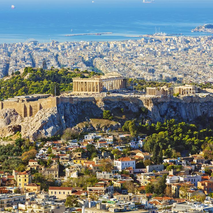 Athènes en voyage interville