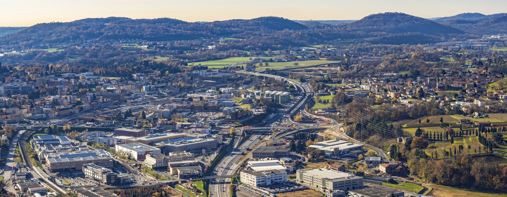 Ausblick auf die Region Mendrisiotto
