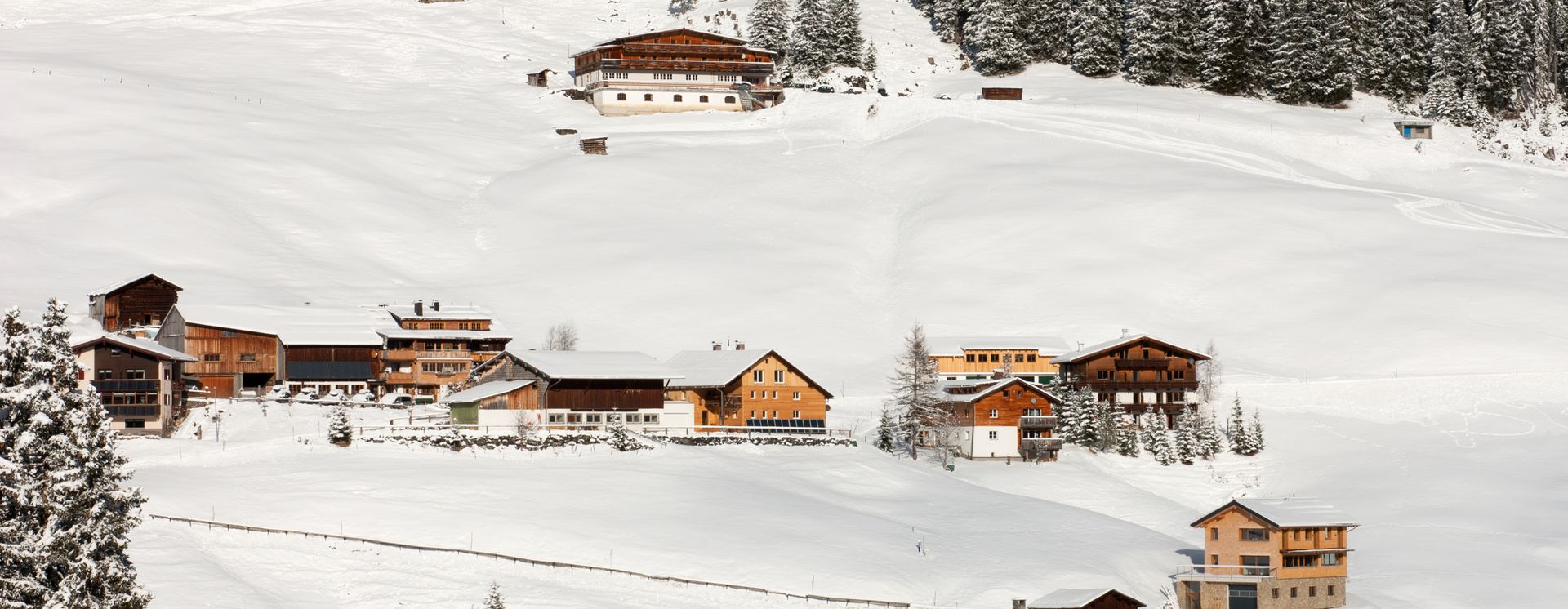 Warth am Arlberg im Winter