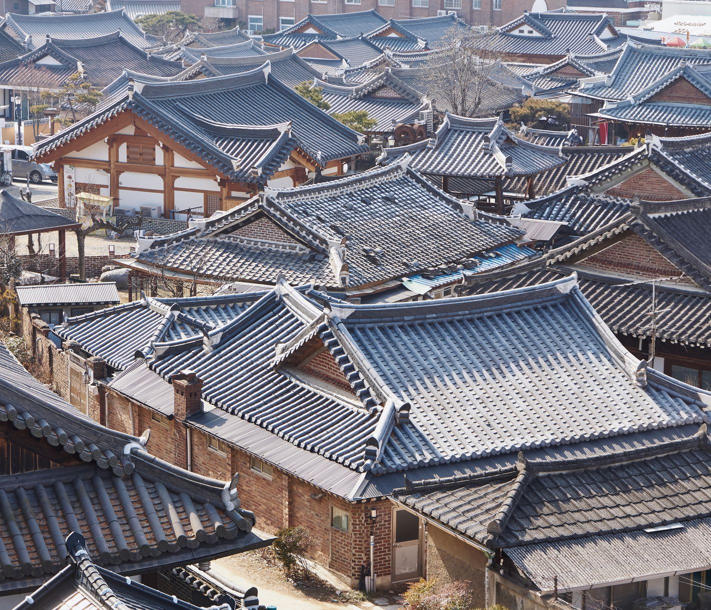 Traditionelles Hanok-Viertel in Jeonju