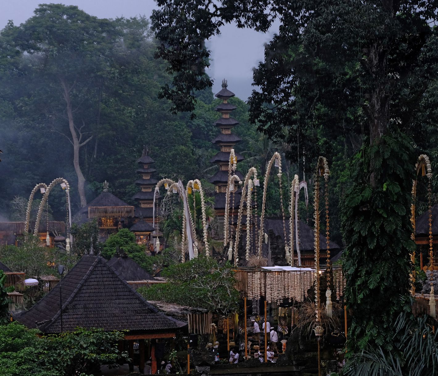 Tempelfest bei Vollmond