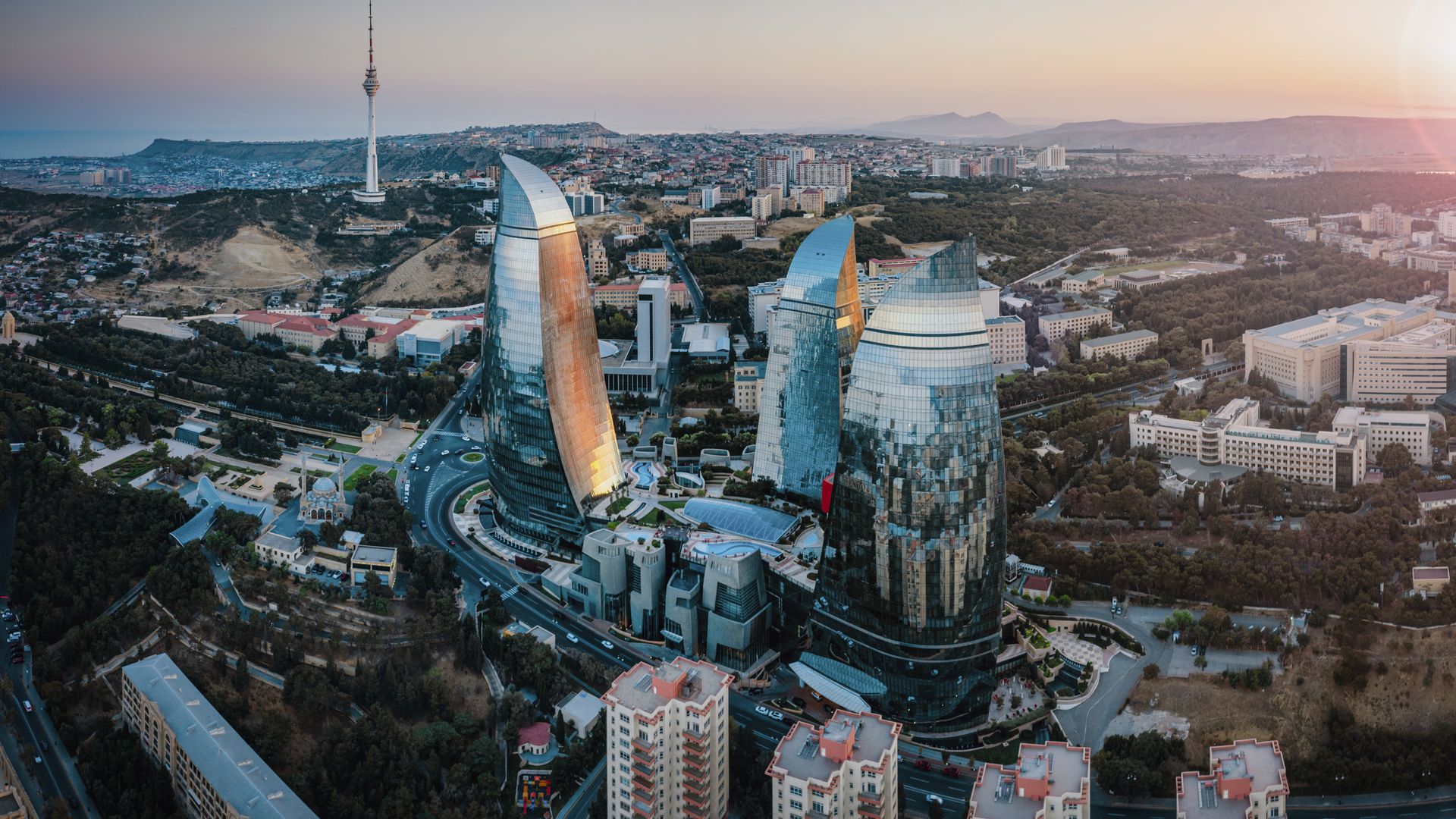 Flame Towers Baku