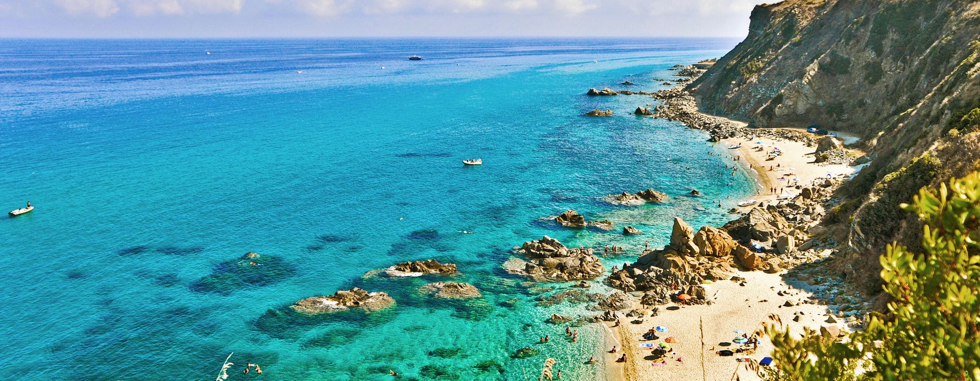 Strand bei Capo Vaticano, Vibo Valentia