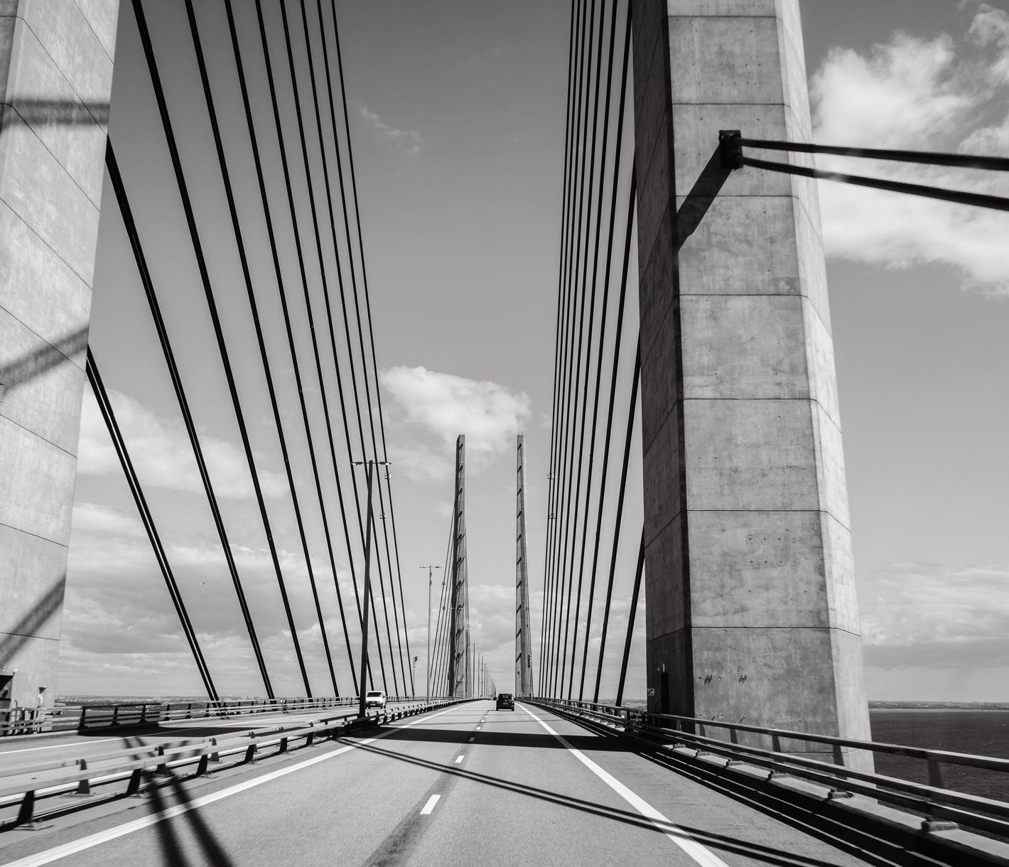 Die längste Schrägseilbrücke für den kombinierten Strassen- und Schienenverkehr